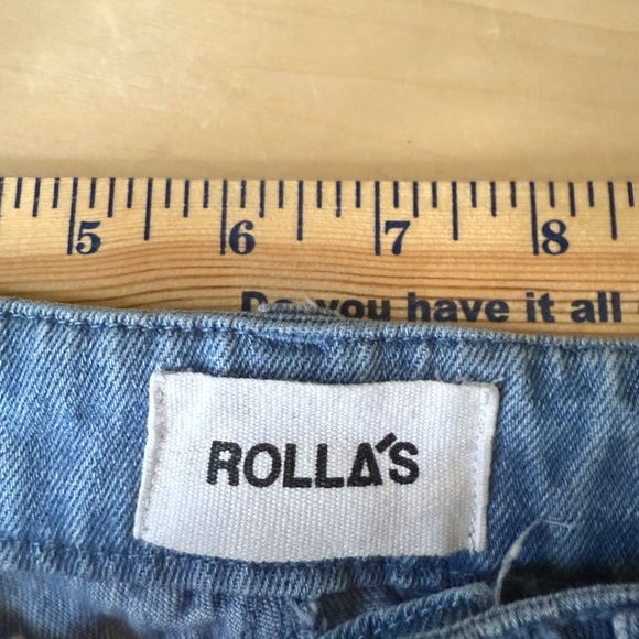 Rolla's Medium Wash Wide Leg Denim Jeans - 100% Cotton - {24} - Picture 11 of 11